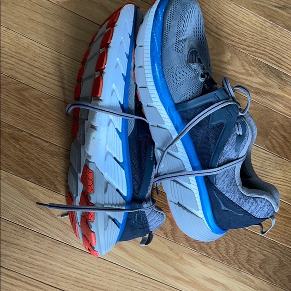 Hoka One One Gaviota 2  Blue Gray Men Size 11M - Picture 5 of 10